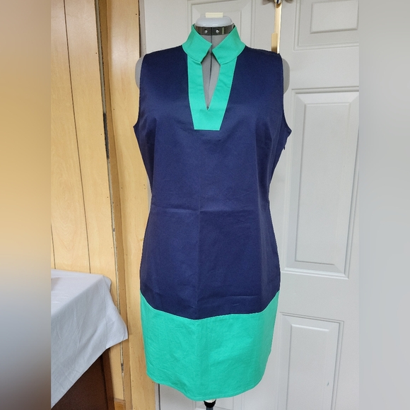 Sail to Sable Sleeveless Shift Dress - Picture 1 of 9